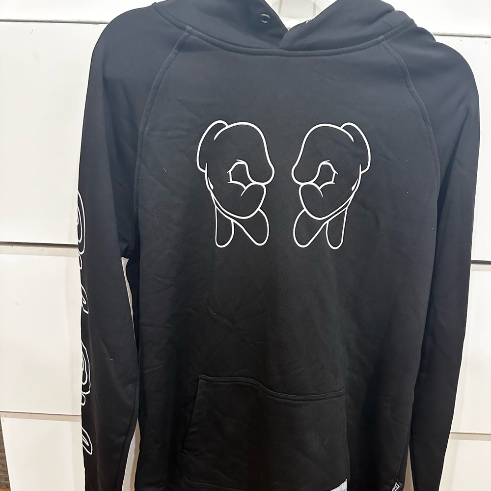 Ride Rich Black Graphic Hoodie Sweater